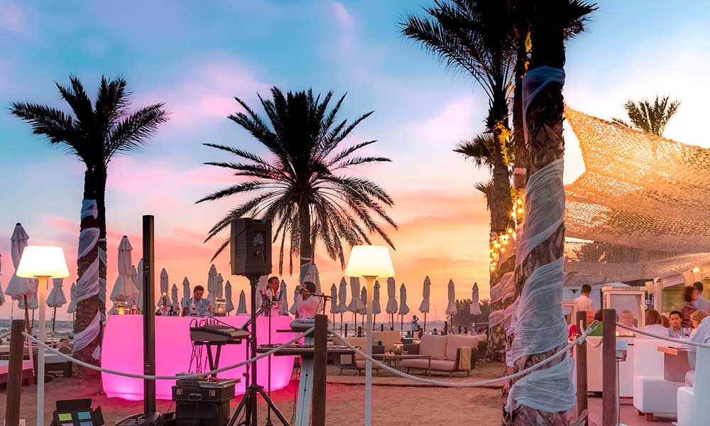 Marbella beach clubs Costa del Sol