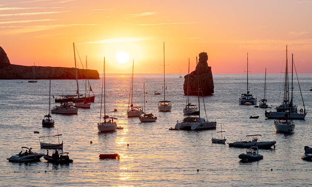 Cala Benirràs sunset