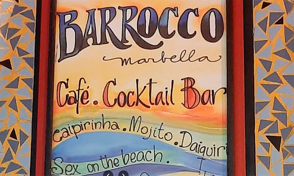 Barrocco café cocktail bar 