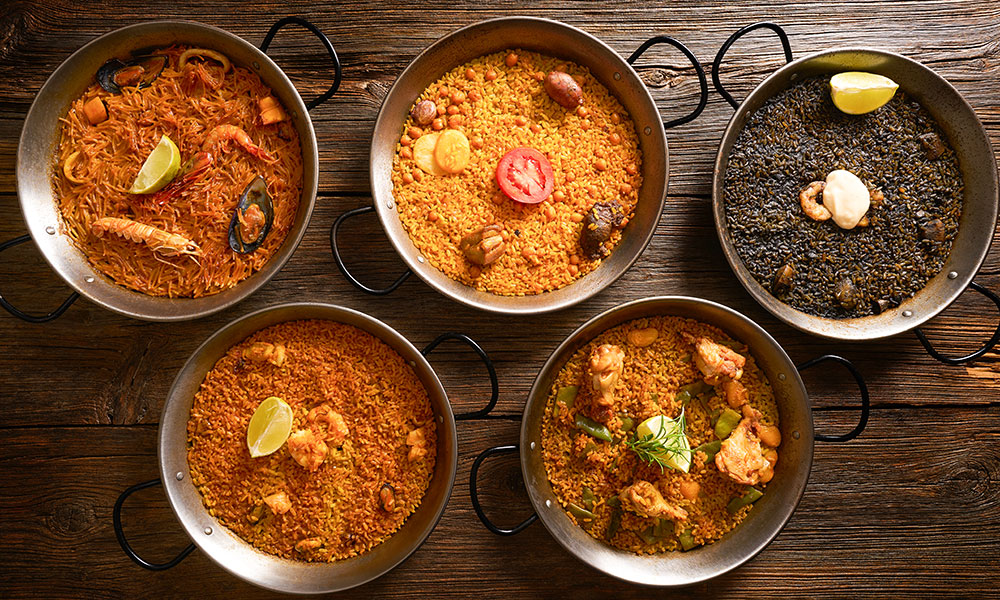 Paellas, arroces y fideua