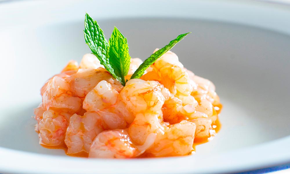 Prawns tartare