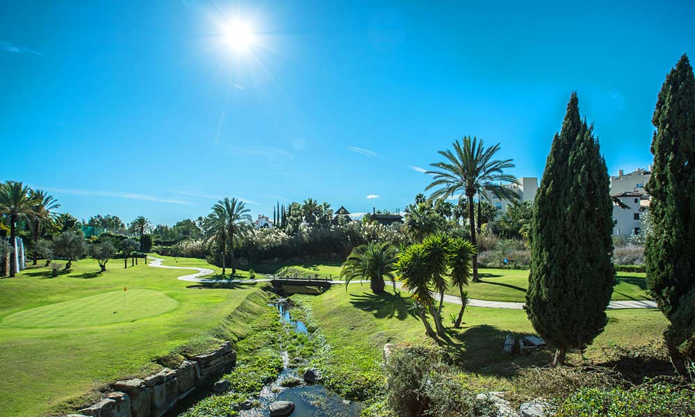 Marbella air quality and blue sky