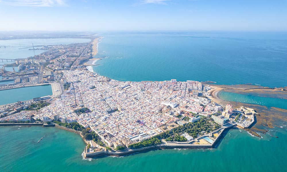 Cádiz vista dron