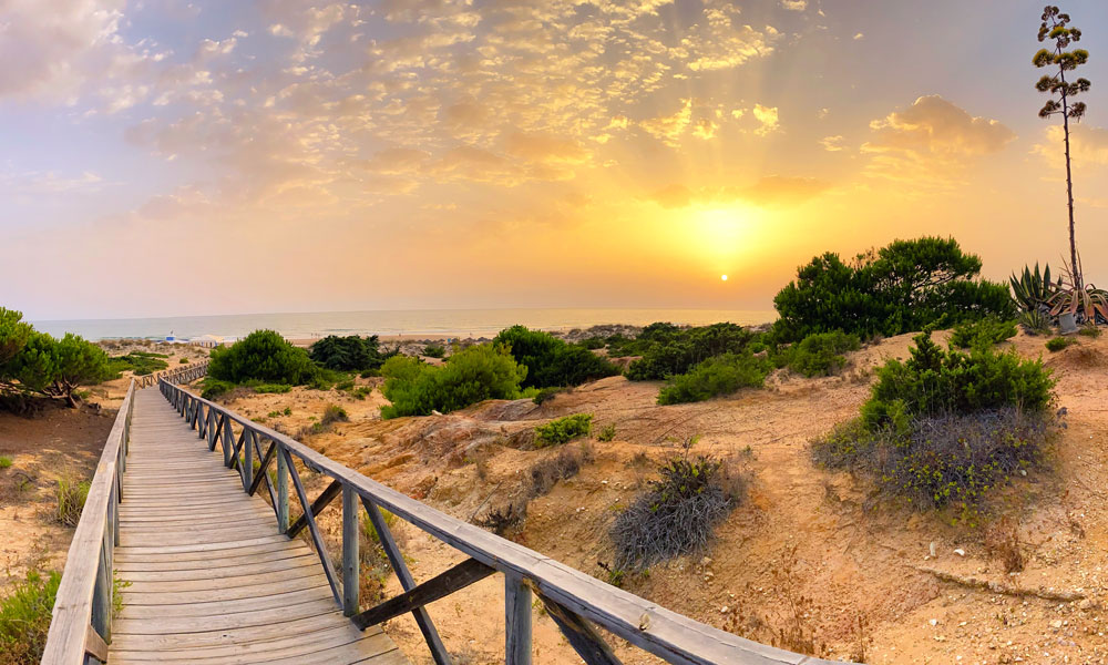 Sancti Petri atardecer