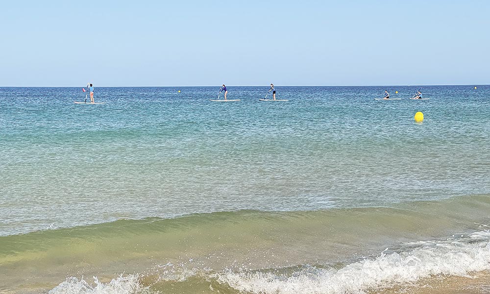 Playa de la Barrosa paddle surf